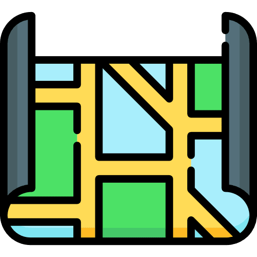 Map geography location maps and location icon