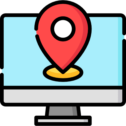 Map street map position locations icon