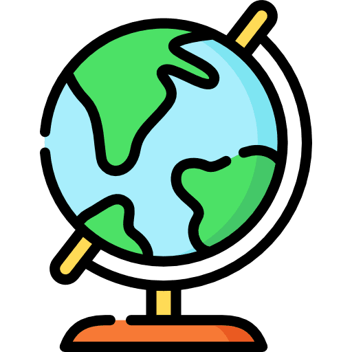 Globe planet earth earth globe earth grid icon