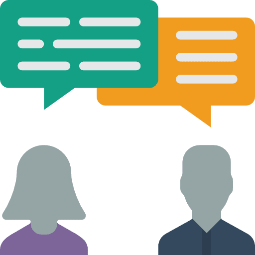 Conversation avatar social media dialog icon