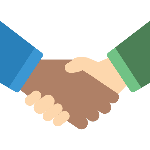 Deal commitment business and finance gestures icon