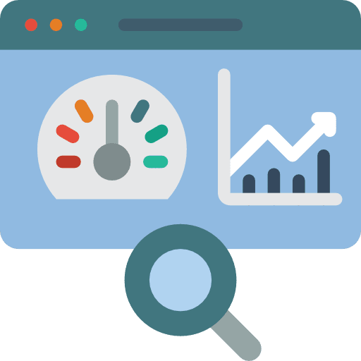 Analytics stats business and finance statistics icon