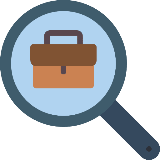 Job search miscellaneous briefcase job search icon