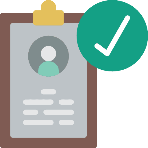 Resume curriculum vitae standards interface icon