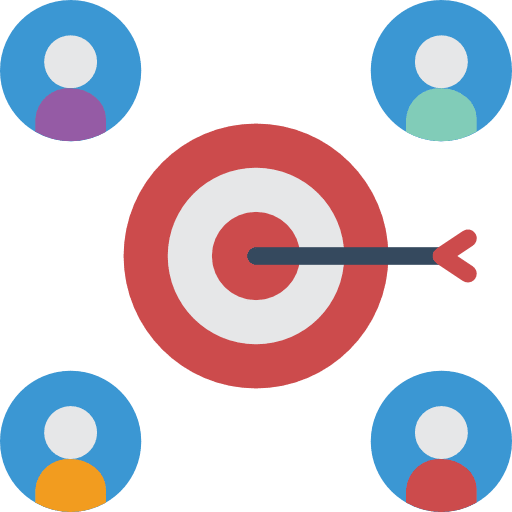 Target weapons sport goal icon