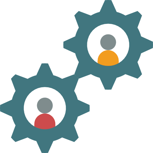 Management setup seo and web businessman icon