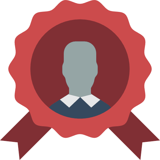 Award employee recognition trophy icon