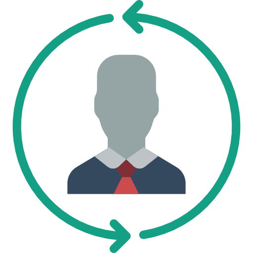 Employee competence man people icon