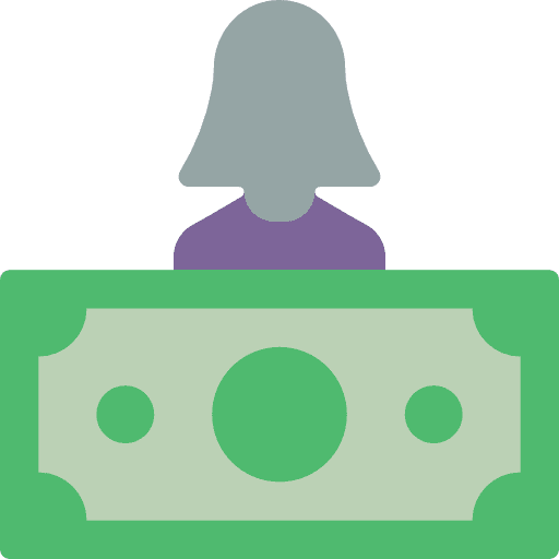 Finances coin currency dollar icon