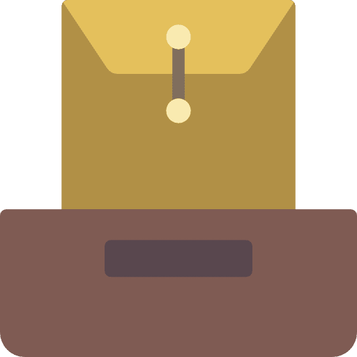 Inbox interface inbox file icon