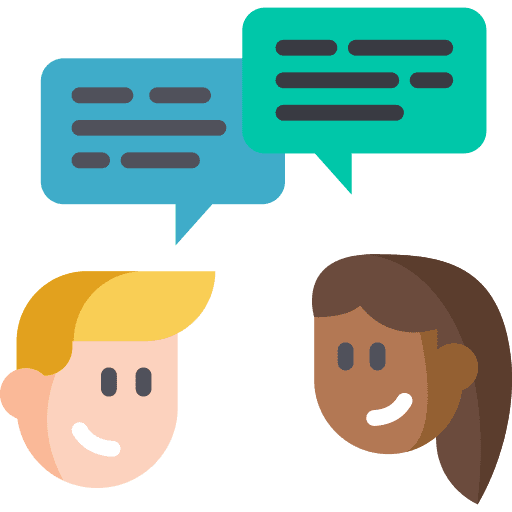 Conversation people dialog counselling icon