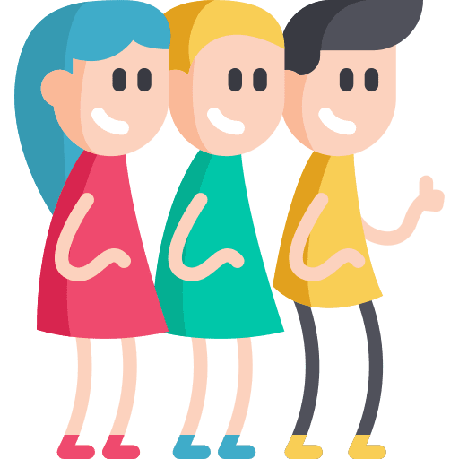 Friends boys girl friends icon