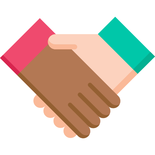 Handshake business hands and gestures shake hands icon