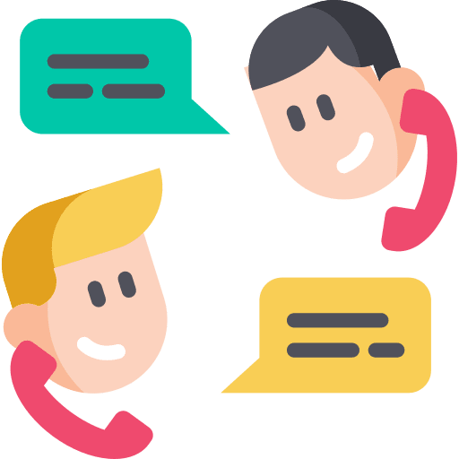 Phone call telephone boys people icon