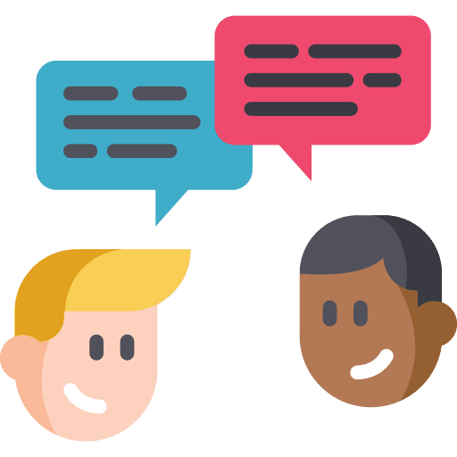 Conversation talk conversation counselling icon