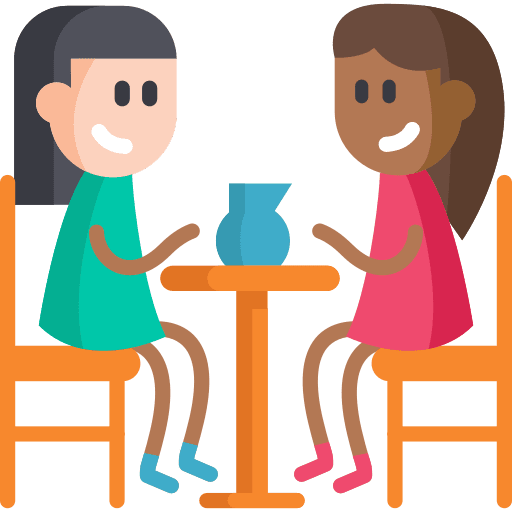 Terrace frienship friends people icon