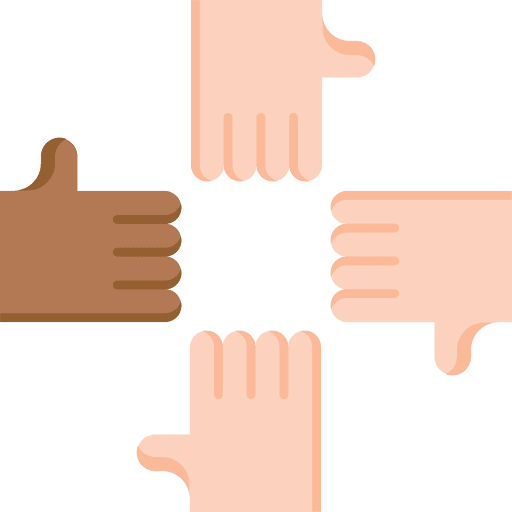 Hands networking hands and gestures people icon