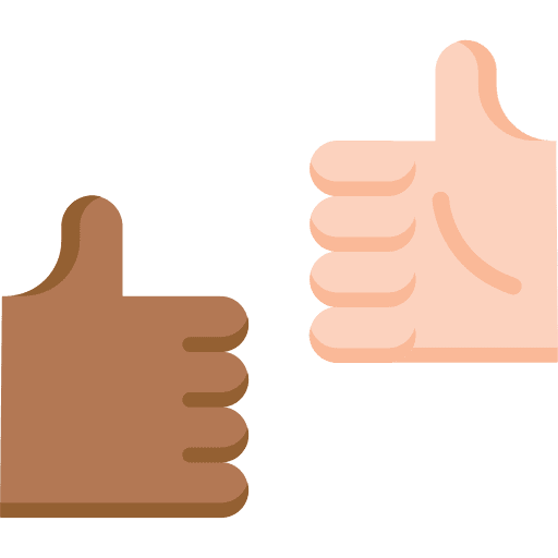 Likes like finger gestures icon