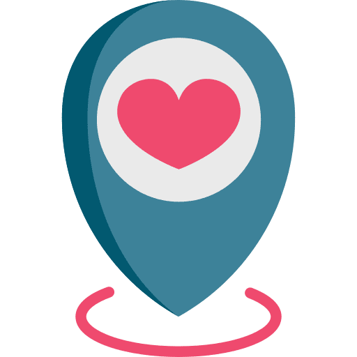 Pin interface signs people icon