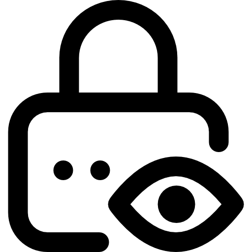 Show password shield ui eye password icon