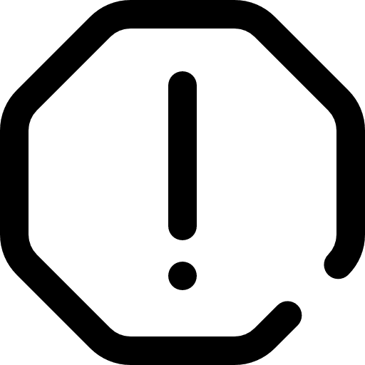 Spam signaling sign spam icon