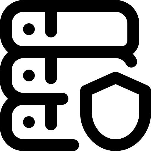 Database technology protection ui icon