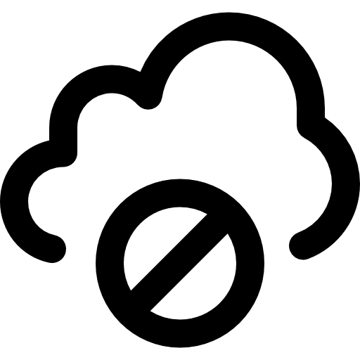 Locked ui cloud lock icon