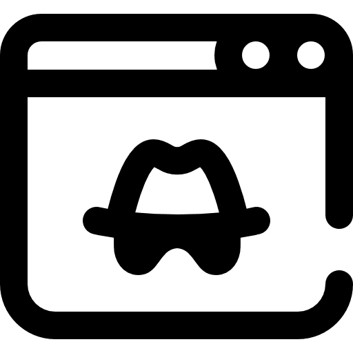 Spyware hacker crime ui icon