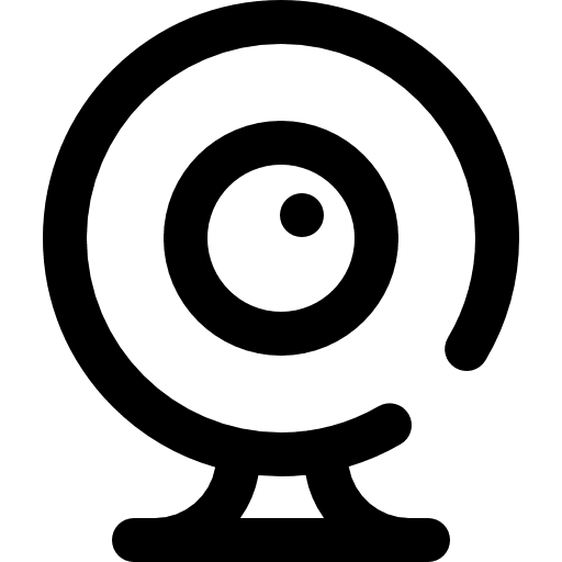 Web camera videocall communications web camera icon