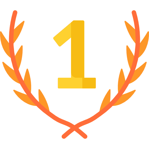 First emblem education gold medal icon