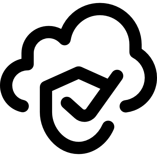 Protected password shield passkey icon