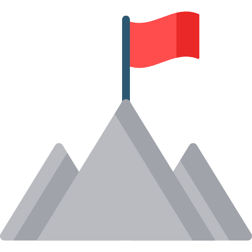 Flag achievement nature mission icon