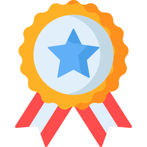 Star interface badge shapes icon