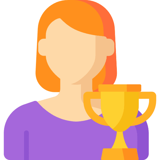 Winner prize professions and jobs sports and competition icon