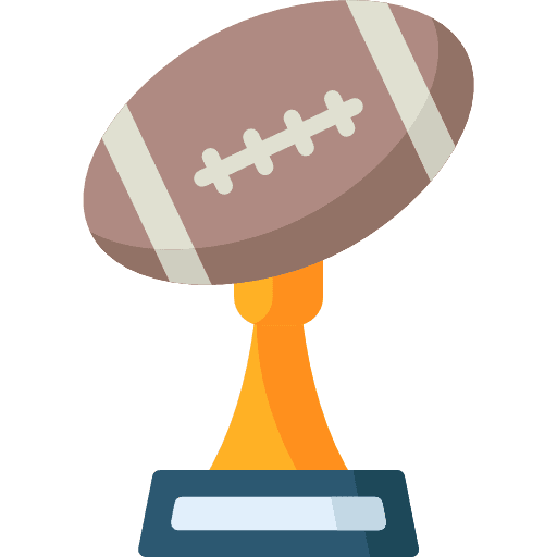 American football sports and competition football trophy trophy icon