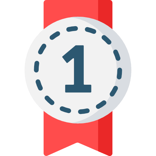 First one professions and jobs ribbon icon