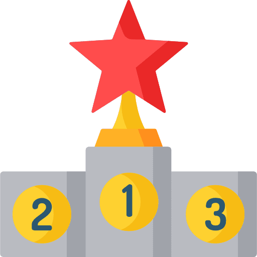 Podium hobbies and free time olympic games sports icon