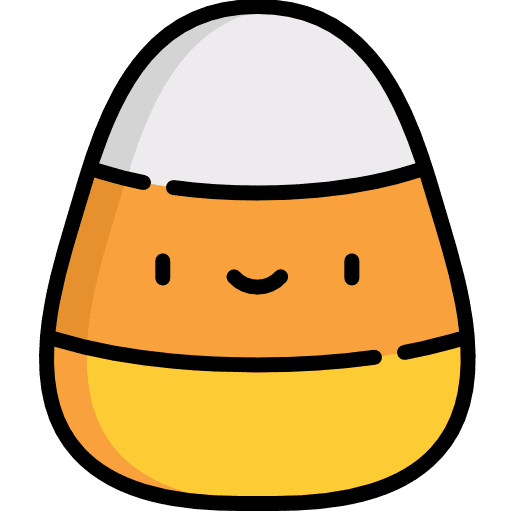 Candy corn autumn cereal sweet icon