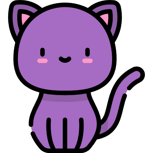 Cat animals pet khao manee cat icon