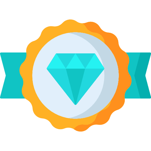 Diamond sports and competition seo and web value icon