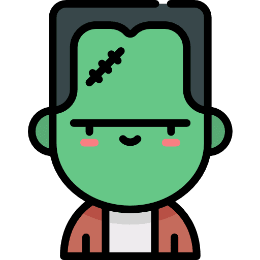 Frankenstein fear halloween scary icon