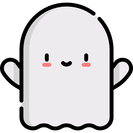 Ghost paranormal horror scary icon