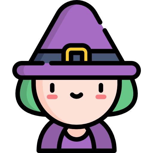 Witch horror halloween terror icon