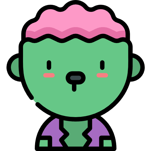 Zombie horror fear user icon