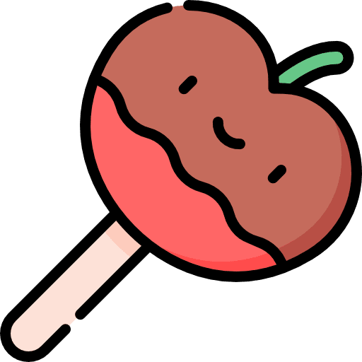 Caramelized apple caramel caramelized apple tasty icon
