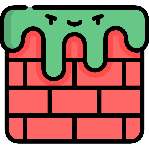 Green slime scary terror horror icon