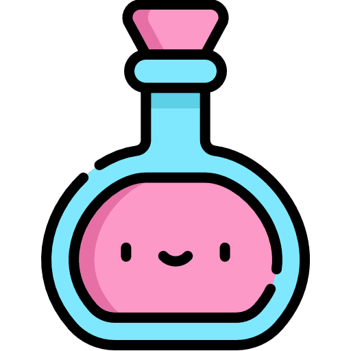 Potion folklore flask fairy tale icon