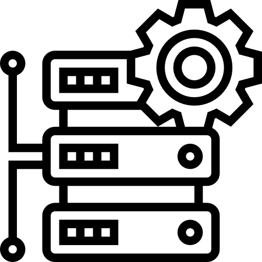 Database servers server ui icon