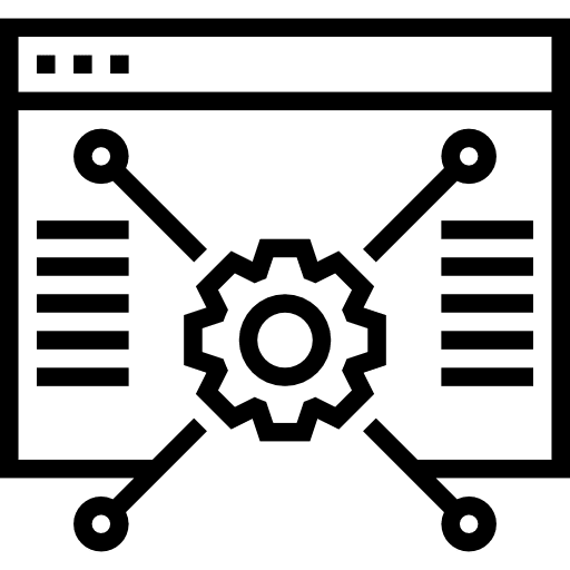 Document ui cogwheel folder management icon