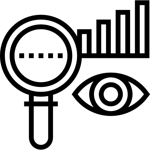 Visualization statistics ui interface icon